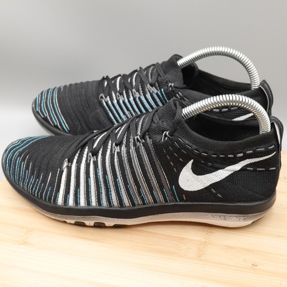 Nike Shoes - Nike Shoes Womens 8 Free TR Focus Flyknit Training Black White 833410-001 Flaw